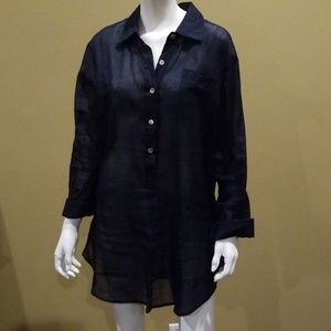 Women Linen/cotton blend blouse